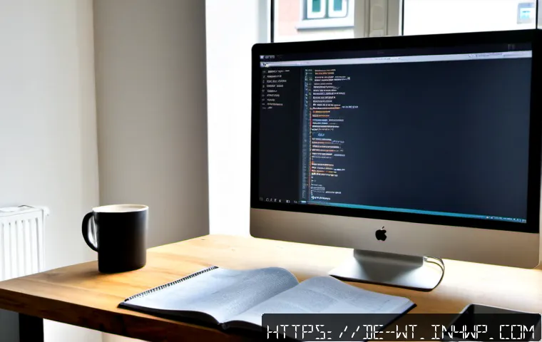 Home 17 오픈소스 기여자의 전문성 향상 방법 - Photorealistic home workspace in Germany, an open-source contributor reviewing software code on a la...